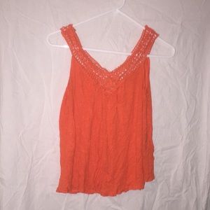 Orange tanktop size small